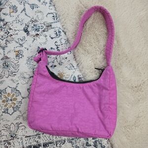 Baggu Mini Nylon Shoulder Bag Pink